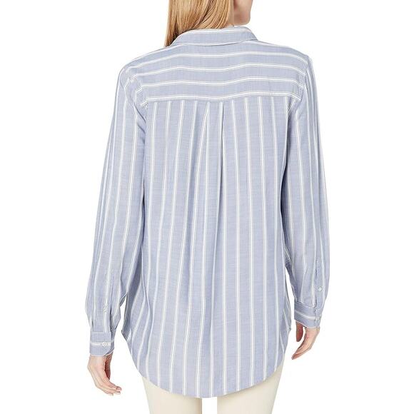 Daily Ritual Womens Soft Rayon Slub Twill LS Button-Front Tunic XXL New - Picture 2 of 12